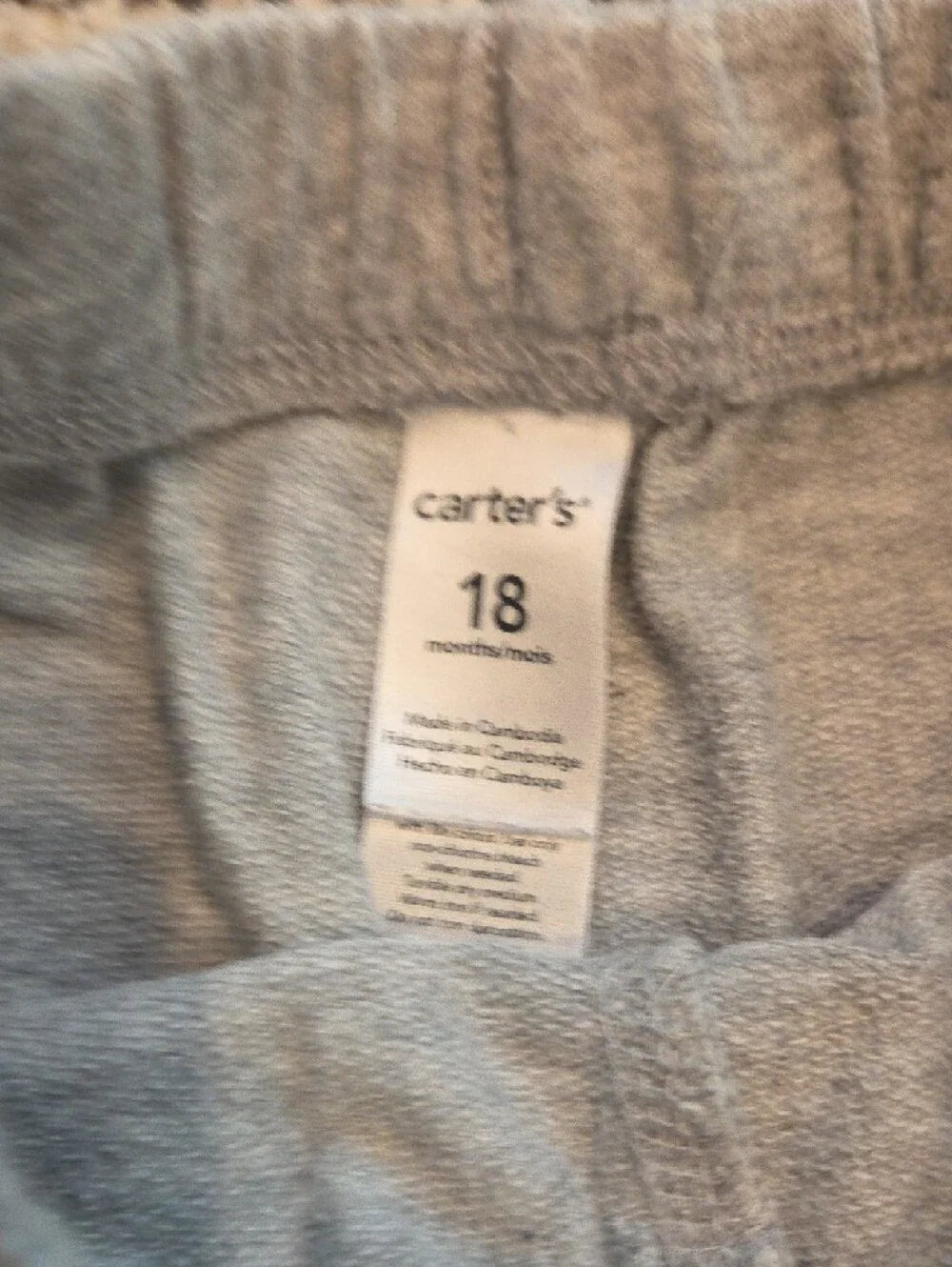 Carter's Navy and Light Blue Striped Long-Sleeve Onesies & Pants Sets Size 18M